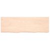 Estante De Pared | Estante Flotante | Repisa De Pared Madera Maciza Roble Sin Tratar 180x60x(2-4) Cm Cfw759444