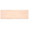 Estante De Pared | Estante Flotante | Repisa De Pared Madera Maciza Roble Sin Tratar 180x60x(2-6) Cm Cfw759445