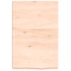 Estante De Pared | Estante Flotante | Repisa De Pared Madera Maciza Roble Sin Tratar 40x60x(2-6) Cm Cfw759469