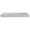 Estante De Pared | Estante Flotante | Repisa De Pared Gris Hormigón Mdf 50x23x3,8 Cm Cfw759703