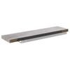 Estante De Pared | Estante Flotante | Repisa De Pared Gris Hormigón Mdf 90x23,5x3,8 Cm Cfw759704