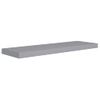 Estante De Pared | Estante Flotante | Repisa De Pared Mdf Gris 80x23,5x3,8 Cm Cfw759724