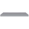 Estante De Pared | Estante Flotante | Repisa De Pared Mdf Gris 80x23,5x3,8 Cm Cfw759724