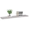 Estante De Pared | Estante Flotante | Repisa De Pared Mdf Gris Hormigón 120x23,5x3,8 Cm Cfw759732