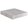 Pack 2 Uds Estante De Pared | Estante Flotante | Repisa De Pared Mdf Gris Hormigón 23x23,5x3,8 Cm Cfw759762