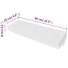 Estante De Pared | Estante Flotante | Repisa De Pared Con 1 Cajón Mdf Blanco Para Libros/dvd Cfw759777