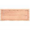 Estante Pared | Estante Flotante | Repisa De Pared Madera Roble Tratada Marrón Claro 100x40x(2-4) Cm Cfw759829