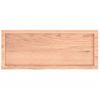 Estante Pared | Estante Flotante | Repisa De Pared Madera Roble Tratada Marrón Claro 100x40x(2-4) Cm Cfw759829