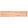 Estante Pared | Estante Flotante | Repisa De Pared Madera Roble Tratada Marrón Claro 140x30x(2-6) Cm Cfw759844