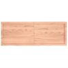 Estante Pared | Estante Flotante | Repisa De Pared Madera Roble Tratada Marrón Claro 140x50x(2-6) Cm Cfw759848