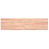 Estante Pared | Estante Flotante | Repisa De Pared Madera Roble Tratada Marrón Claro 160x40x(2-6) Cm Cfw759854