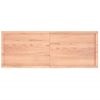 Estante Pared | Estante Flotante | Repisa De Pared Madera Roble Tratada Marrón Claro 160x60x(2-4) Cm Cfw759857