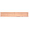 Estante Pared | Estante Flotante | Repisa De Pared Madera Roble Tratada Marrón Claro 180x30x(2-6) Cm Cfw759860