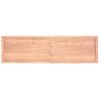 Estante Pared | Estante Flotante | Repisa De Pared Madera Roble Tratada Marrón Claro 180x50x(2-6) Cm Cfw759864