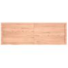 Estante Pared | Estante Flotante | Repisa De Pared Madera Roble Tratada Marrón Claro 180x60x(2-4) Cm Cfw759865