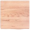 Estante Pared | Estante Flotante | Repisa De Pared Madera Roble Tratada Marrón Claro 40x40x(2-4) Cm Cfw759885