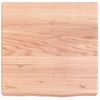 Estante Pared | Estante Flotante | Repisa De Pared Madera Roble Tratada Marrón Claro 40x40x(2-6) Cm Cfw759886