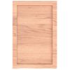 Estante Pared | Estante Flotante | Repisa De Pared Madera Roble Tratada Marrón Claro 40x60x(2-6) Cm Cfw759890