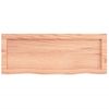 Estante Pared | Estante Flotante | Repisa De Pared Madera Roble Tratada Marrón Claro 80x30x(2-6) Cm Cfw759900