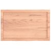 Estante Pared | Estante Flotante | Repisa De Pared Madera Roble Tratada Marrón Claro 80x50x(2-6) Cm Cfw759904