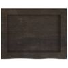 Estante Pared | Estante Flotante | Repisa De Pared Madera Roble Tratada Marrón Oscuro 40x30x(2-6) Cm Cfw759964