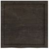 Estante Pared | Estante Flotante | Repisa De Pared Madera Roble Tratada Marrón Oscuro 60x60x(2-4) Cm Cfw759977