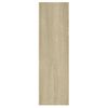 Estantería De Pared | Estante Flotante | Repisa De Pared Madera Contrachapada Color Roble 75x16x55cm Cfw760769