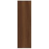 Estantería De Pared | Estante Flotante | Repisa De Pared Madera Ingeniería Roble Marrón 75x16x55 Cm Cfw760795