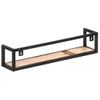 Pack 2 Uds Estantes De Pared | Estante Flotante | Repisa De Pared 80 Cm Madera Maciza Reciclada Cfw761899