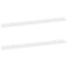 Pack 2 Uds Estantes De Pared | Estante Flotante | Repisa De Pared Blanco 100x9x3 Cm Cfw761902