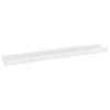 Pack 2 Uds Estantes De Pared | Estante Flotante | Repisa De Pared Blanco Brillo 60x9x3 Cm Cfw761908