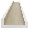 Pack 2 Uds Estantes De Pared | Estante Flotante | Repisa De Pared Blanco Y Roble Sonoma 100x9x3 Cm Cfw761910