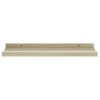 Pack 2 Uds Estantes De Pared | Estante Flotante | Repisa De Pared Blanco Y Roble Sonoma 40x9x3 Cm Cfw761912