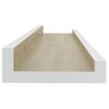 Pack 2 Uds Estantes De Pared | Estante Flotante | Repisa De Pared Blanco Y Roble Sonoma 40x9x3 Cm Cfw761912