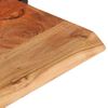 Pack 2 Uds Estantes De Pared | Estante Flotante | Repisa De Pared Madera Maciza Acacia 100x24x35 Cm Cfw761954