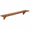 Pack 2 Uds Estantes De Pared | Estante Flotante | Repisa De Pared Madera Maciza Acacia 110x20x18 Cm Cfw761955