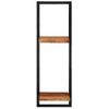 Pack 2 Uds Estantes De Pared | Estante Flotante | Repisa De Pared Madera Maciza Acacia 25x25x75 Cm Cfw761958