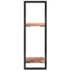 Pack 2 Uds Estantes De Pared | Estante Flotante | Repisa De Pared Madera Maciza Acacia 25x25x75 Cm Cfw761958