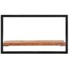 Pack 2 Uds Estantes De Pared | Estante Flotante | Repisa De Pared Madera Maciza Acacia 60x25x35 Cm Cfw761960