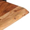 Pack 2 Uds Estantes De Pared | Estante Flotante | Repisa De Pared Madera Maciza Acacia 60x25x35 Cm Cfw761960