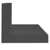 Pack 2 Uds Estantes De Pared | Estante Flotante | Repisa De Pared Madera Maciza De Pino Gris 110x11x9 Cm Cfw761964