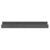 Pack 2 Uds Estantes De Pared | Estante Flotante | Repisa De Pared Madera Maciza De Pino Gris 80x12x9 Cm Cfw761969