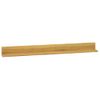 Pack 2 Uds Estantes De Pared | Estante Flotante | Repisa De Pared Madera Maciza De Teca 110x10x10 Cm Cfw761977