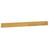 Pack 2 Uds Estantes De Pared | Estante Flotante | Repisa De Pared Madera Maciza De Teca 110x10x10 Cm Cfw761977