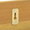 Pack 2 Uds Estantes De Pared | Estante Flotante | Repisa De Pared Madera Maciza De Teca 110x10x10 Cm Cfw761977