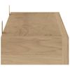 Pack 2 Uds Estantes De Pared | Estante Flotante | Repisa De Pared Madera Maciza De Teca 60x15x4 Cm Cfw761979