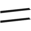 Pack 2 Uds Estantes De Pared | Estante Flotante | Repisa De Pared Negro 100x9x3 Cm Cfw761984