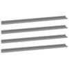 Pack 4 Uds Estantes De Pared | Estante Flotante | Repisa De Pared Gris 115x9x3 Cm Cfw762030