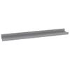 Pack 4 Uds Estantes De Pared | Estante Flotante | Repisa De Pared Gris 60x9x3 Cm Cfw762032