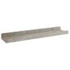 Pack 4 Uds Estantes De Pared | Estante Flotante | Repisa De Pared Gris Hormigón 40x9x3 Cm Cfw762035